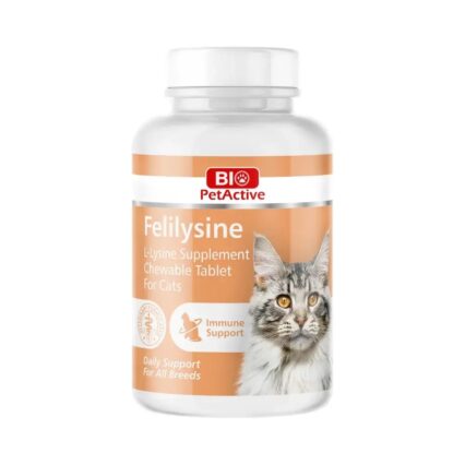 Bio PetActive Felilysine Lysine tablets for cats - 90 tabs