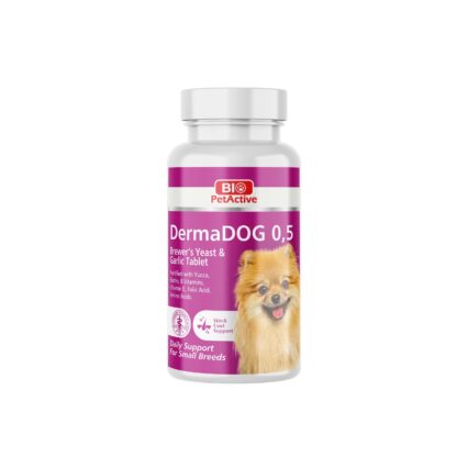 Bio PetActive DermaDOG 0.5  - ( Brewer's & Garlic )- 60 tabs.