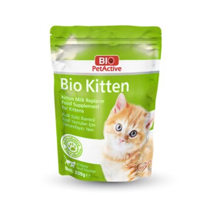 Bio Pet Active Bio Kitten Milk Replacer Food Supplement for Kittens, 200g